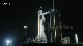 US: SpaceX launches Falcon 9 rocket for Axiom Space Mission to ISS