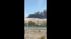 Spain: Recycling Plant Fire Sends Huge Plume of Smoke Over Murcia