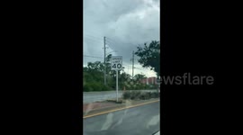 US: Twin waterspouts spotted in Tampa, FL