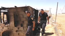 Israeli settlers burn Palestinian home in West Bank village
