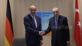 Caribbean Netherlands: Turkish president meets with German chancellor on sidelines of NATO summit