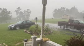 US: Severe Storm rolling through Shenandoah County