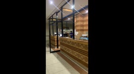Nurse confuses herself when she walks through door without any glass