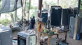 Mechanic burned when electrical device bursts into flames while repairing fridge