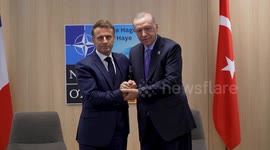 Caribbean Netherlands: Turkish President Erdogan meets French counterpart Macron in The Hague