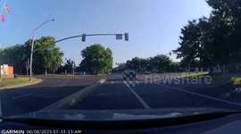Possible Carjack Attempter Eats Pavement