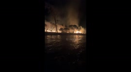 US: Wildfire Erupts in Kernville, California