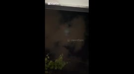 Mysterious glowing object spotted in night sky