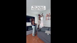 Curtain-hanging turned chaos when wife’s prank sparks 18M-view viral moment