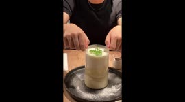 Soufflé pancake collapse caught on camera in Tung Chung, Hong Kong