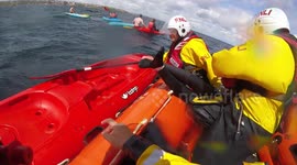 RNLI saves 18 kayakers from storm in North Tyneside