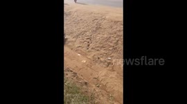 Kenya: Fire is lit furing protest in Makongeni, Thika