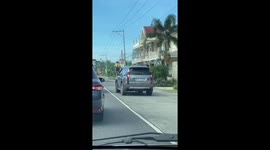 Cyclist with giant modified bike leaves road users baffled