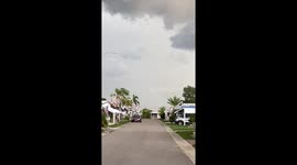 Tornado and lightning cause damage in Largo, Florida