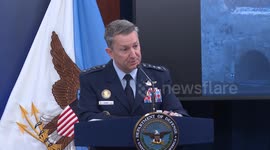 US: U.S. Defense Secretary Hegseth, Gen. Caine hold joint news conference, address media questions (2)