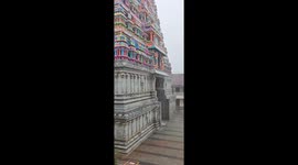 Monsoon Majesty Over Sringeri Raja Gopura