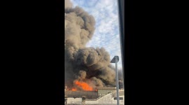 Sudden fire sends massive smoke plumes over Levenshulme as firefighters rush to scene