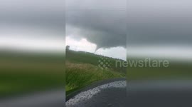 US: Tornado Touches Down Near Hartland Minnesota As Captured In Shocking Footage