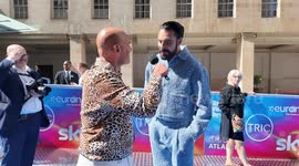 Recent Doctor Who star Rylan chats on the Red Carpet of the Trci Awards