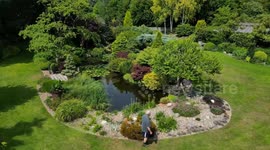 OAP spends 27 years transforming bungalow garden into amazing four seasons oasis