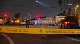 US, Los Angeles: Vermont Knolls Burglary Suspect Bitten By LAPD K-9
