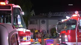 US, Phoenix: Phoenix Lawrence Lane Garage Fire
