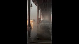 Paris was hit by a violent storm on the 25 June 2025
