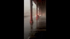Paris was hit by a violent storm on the 25 June 2025