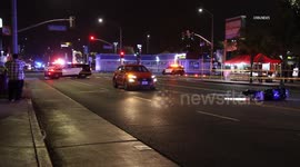 US, Los Angeles: Long Beach Long Beach Fatal Motorcycle Collision Graphic Content