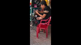 Smoking with Toes – Vietnam Multitasking at Its Best