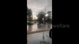 US: Severe Thunderstorm Causes Damage and Flooding in West Chester County