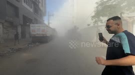 Israeli airstrike hits residential building housing displaced families in Gaza’s 'green zone’ (2)