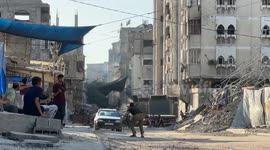 MOMENT - Israeli strike hits house in Gaza’s Al-Shati refugee camp amid ongoing genocide
