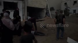 Israeli airstrike hits displacement tent camp in Gaza, killing 11