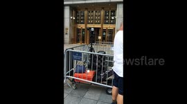 US: Brittany Spears fans protesting in front of the Diddy trial