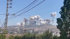 Lebanon: Israeli Airstrikes Target Hills Around Nabatieh