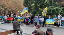 Stand with Ukraine rally, Sydney, Australia