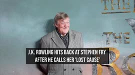 NEWS OF THE WEEK: J.K. Rowling hits back at Stephen Fry after he calls her 'lost cause'
