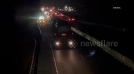 US, Los Angeles: Pomona Crash Caught On Camera