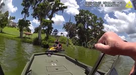 US: Father And Son Rescued From Alligator-Infested Waters After Jet Ski Breaks Down