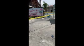 Destruction of Hotel Across the Street from Car Bomb of Fertility Clinic