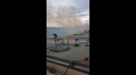 Intense Fire and Heavy Smoke Near RIH in Kamloops