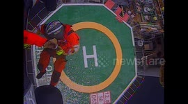 Coast Guard airlifts man with chest pains from oil rig