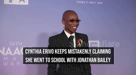 Cynthia Erivo keeps mistakenly claiming she went to school with Jonathan Bailey