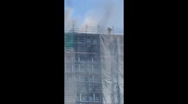 Morning Fire at Berlin High-Rise Under Construction 2