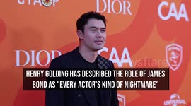 Henry Golding calls James Bond role 'every actor's nightmare'