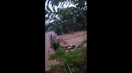 Overnight downpour triggers sudden flash floods and runoff in northern Thailand