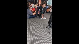 Hero Grabs Backpack Rifle From Shooter Suspect