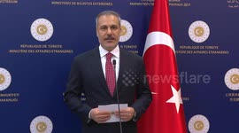 Türkiye: Turkish Foreign Minister holds joint press conference with UK Foreign Secretary