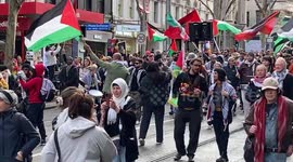Australia: Tens of Thousands March in Melbourne in Solidarity with Palestine